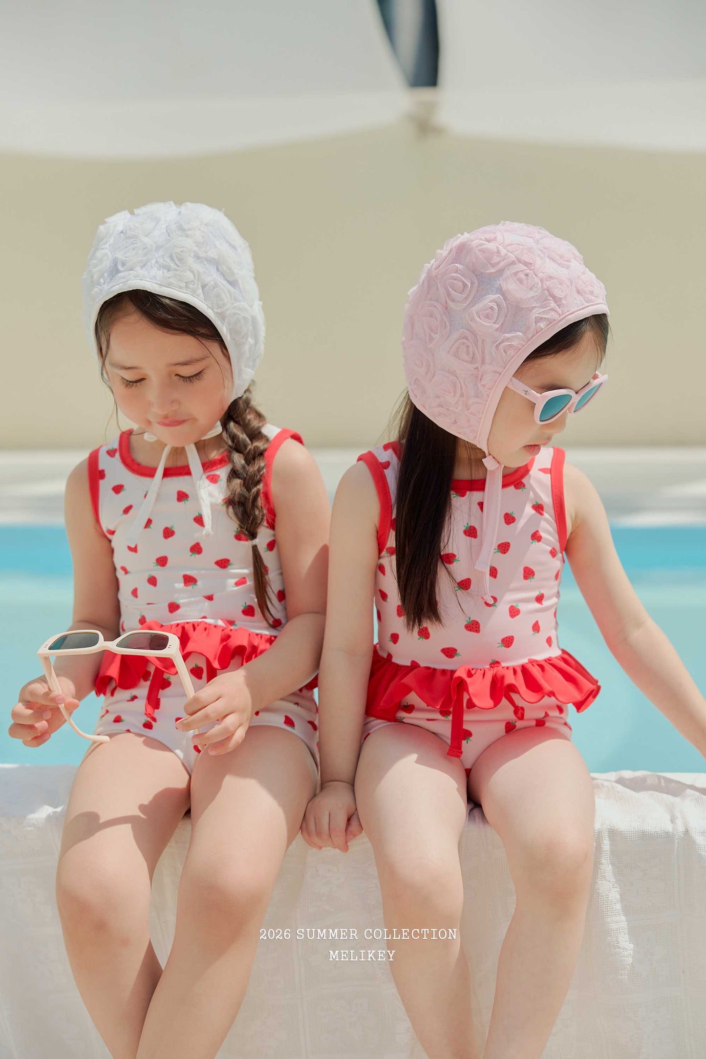 韓國童裝 26夏| ME59 Berry Swim SET 莓果泳裝套組 (90-130cm)
