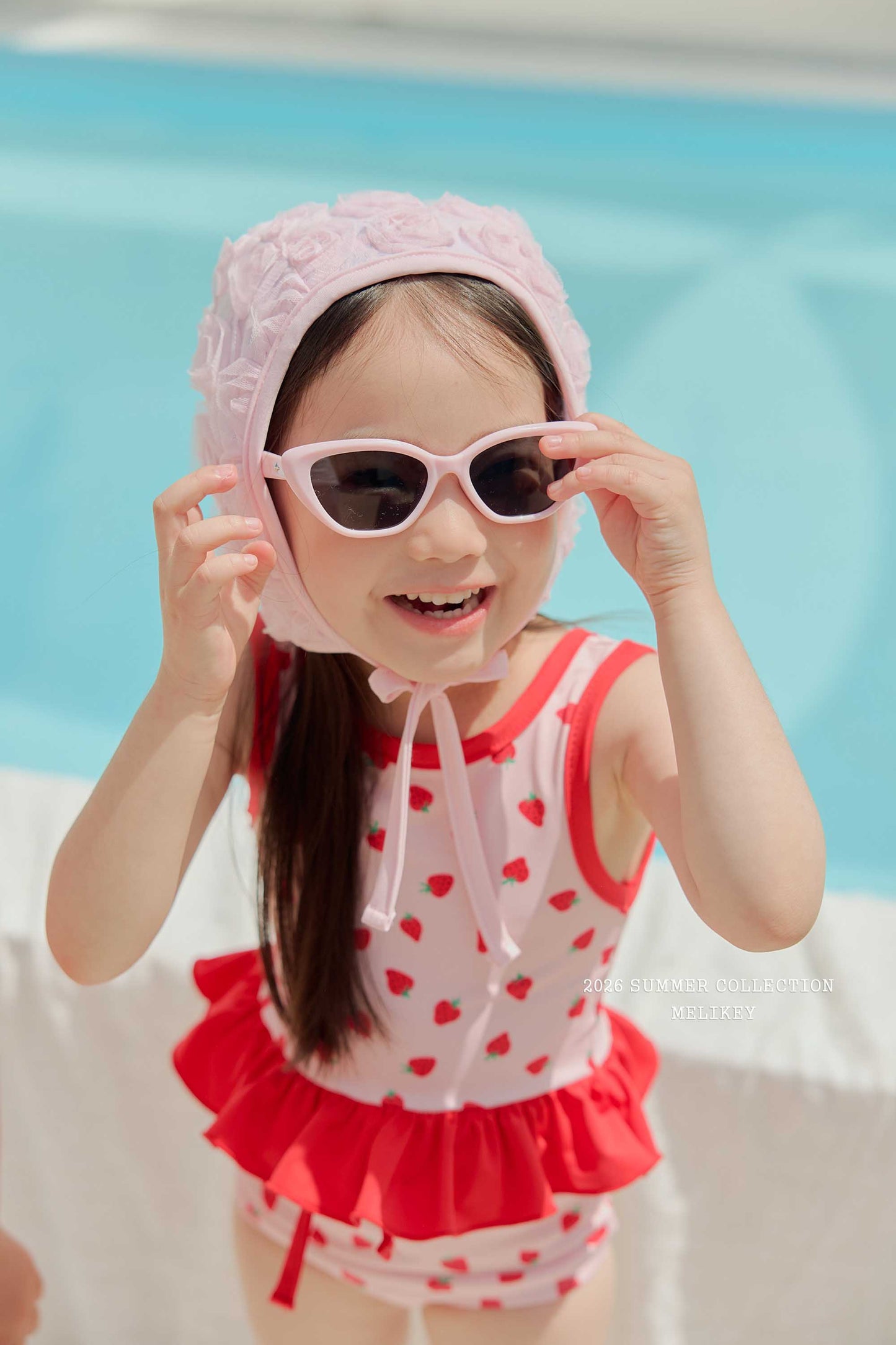 韓國童裝 26夏| ME59 Berry Swim SET 莓果泳裝套組 (90-130cm)