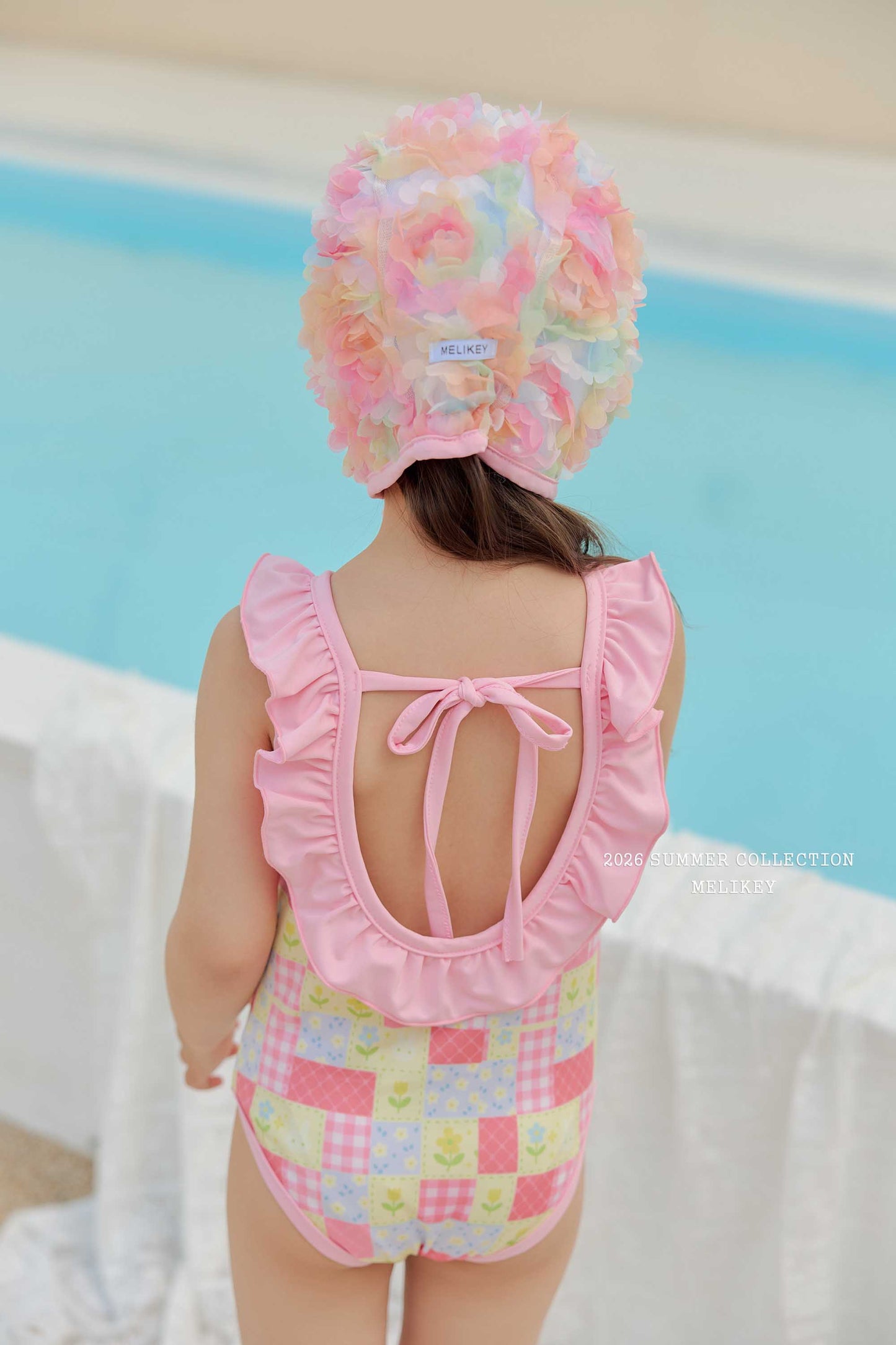 韓國童裝 26夏| ME62 Color Pop Swim Cap 色彩流行泳帽 (FREE)