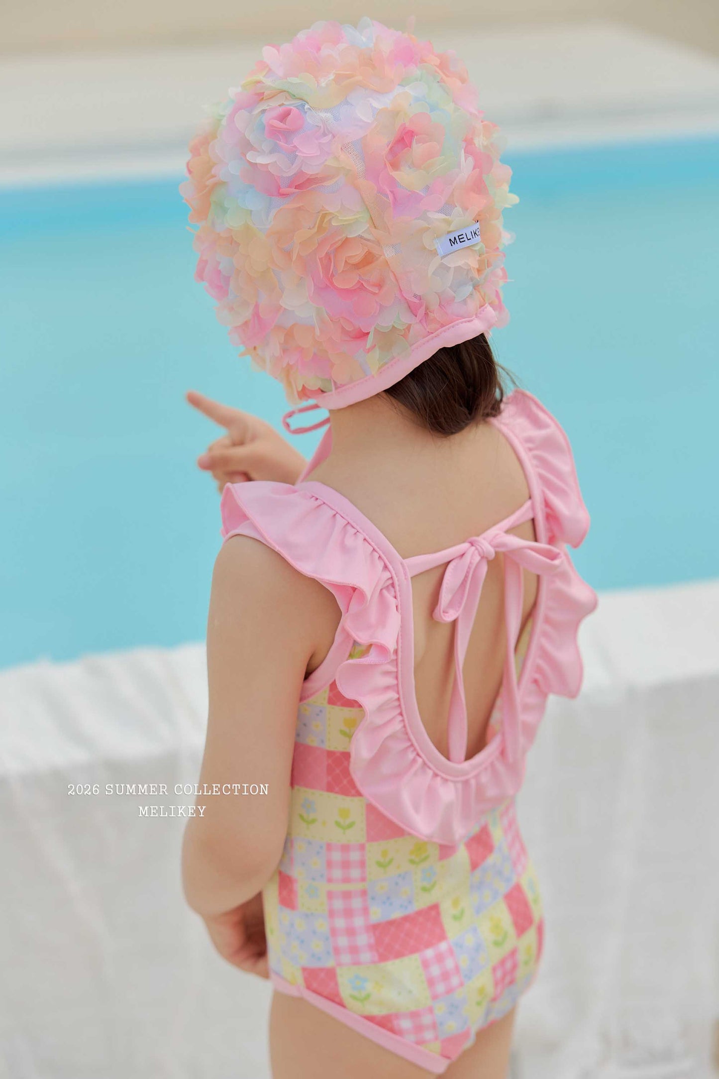 韓國童裝 26夏| ME62 Color Pop Swim Cap 色彩流行泳帽 (FREE)