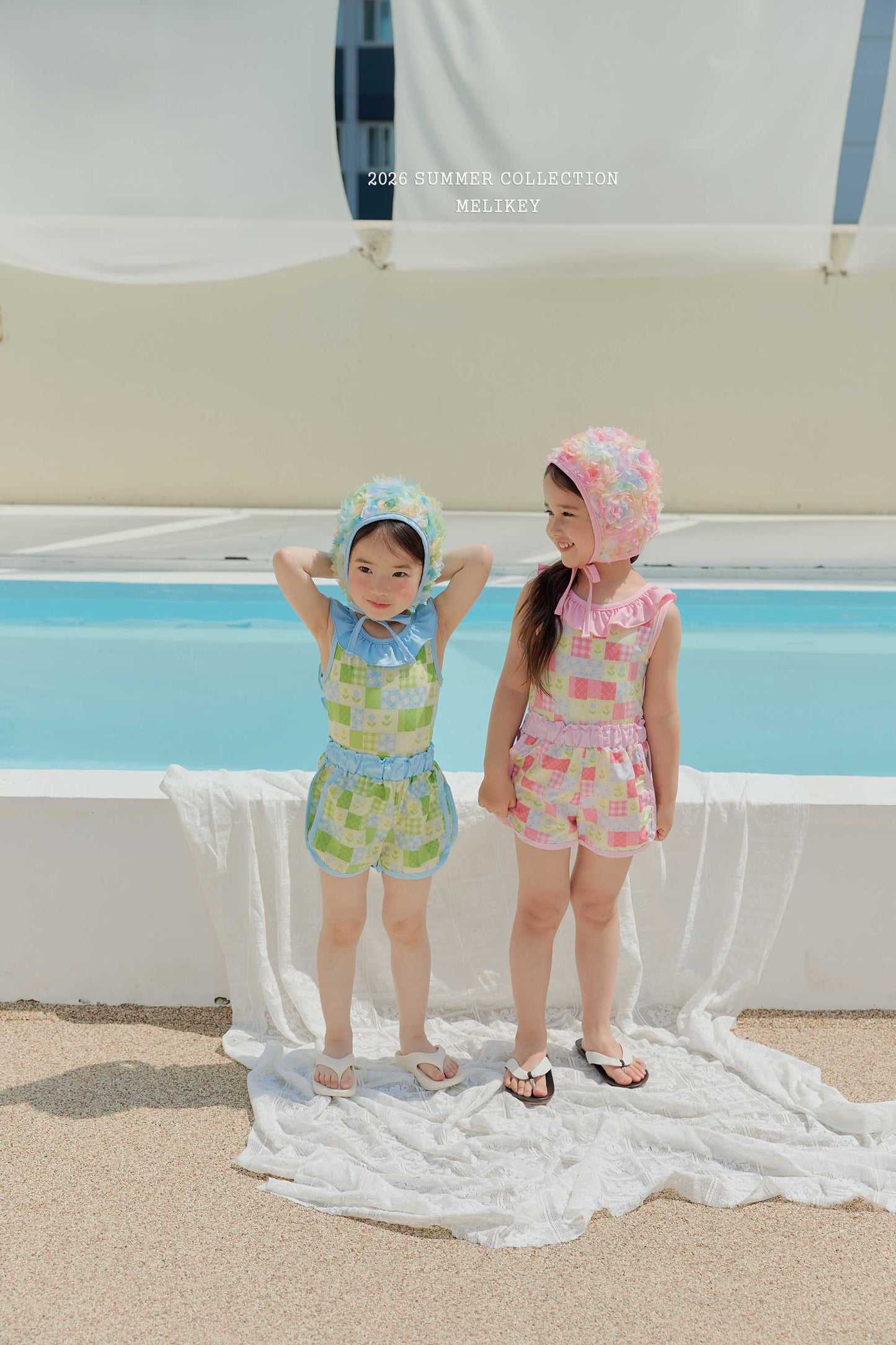 韓國童裝 26夏| ME62 Color Pop Swim Cap 色彩流行泳帽 (FREE)