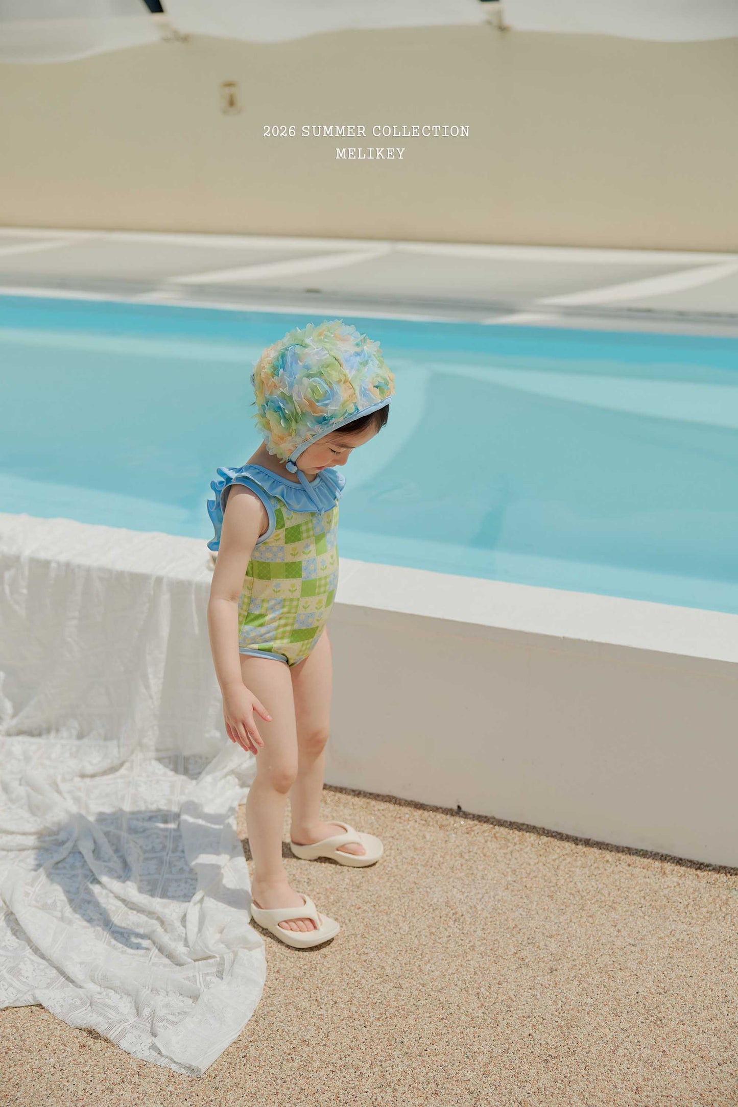 韓國童裝 26夏| ME62 Color Pop Swim Cap 色彩流行泳帽 (FREE)