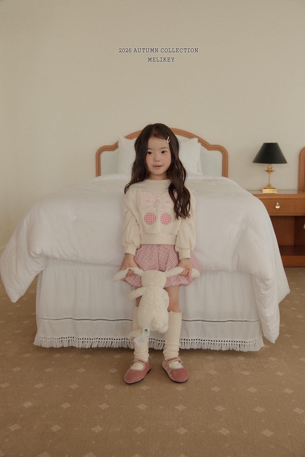 韓國童裝 26秋| ME22 Ribbon Cherry Sweatshirt 衛衣 (80-140)