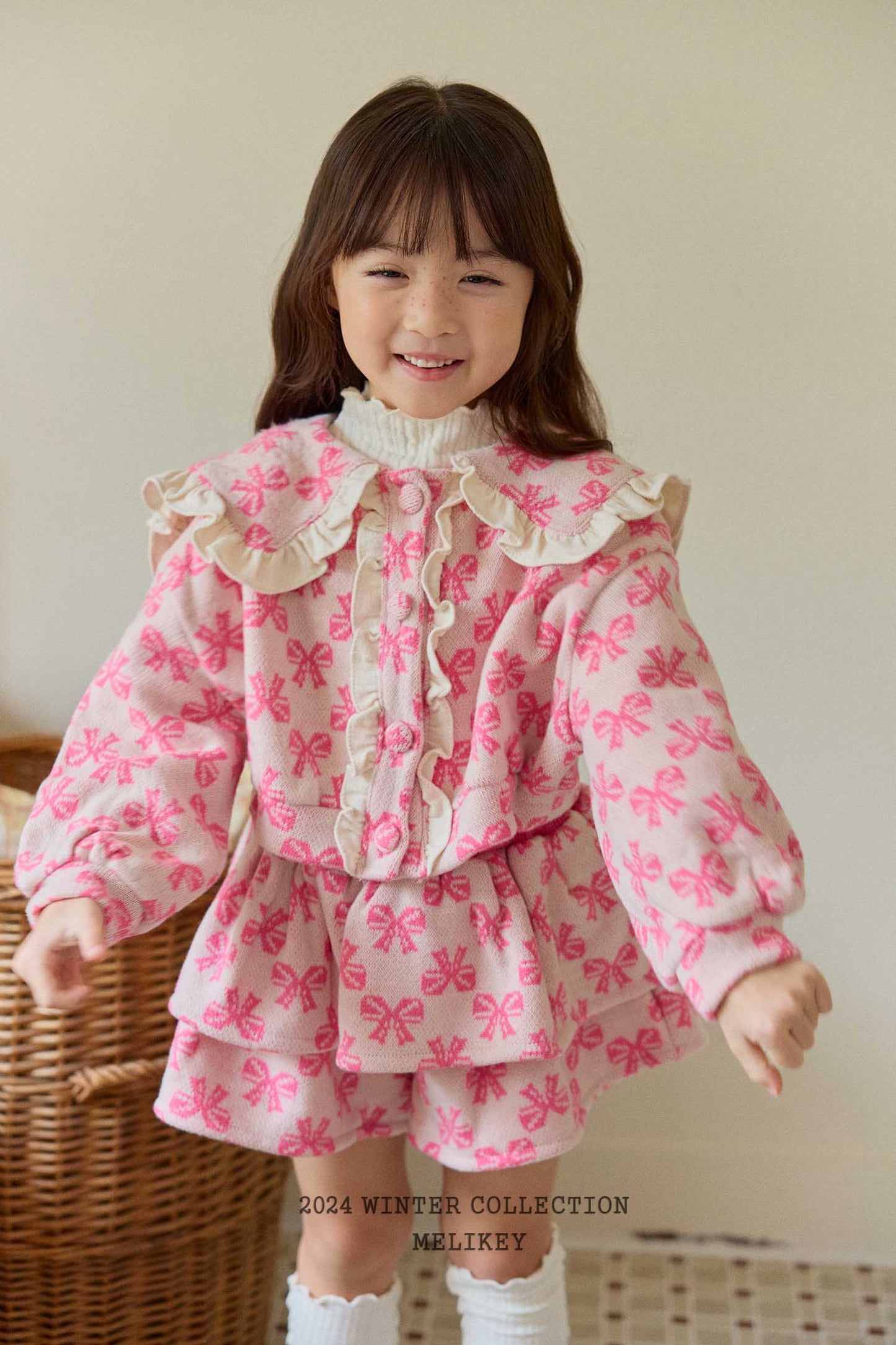 韓國童裝 25秋冬 | ME25450 Classic Ribbon Top