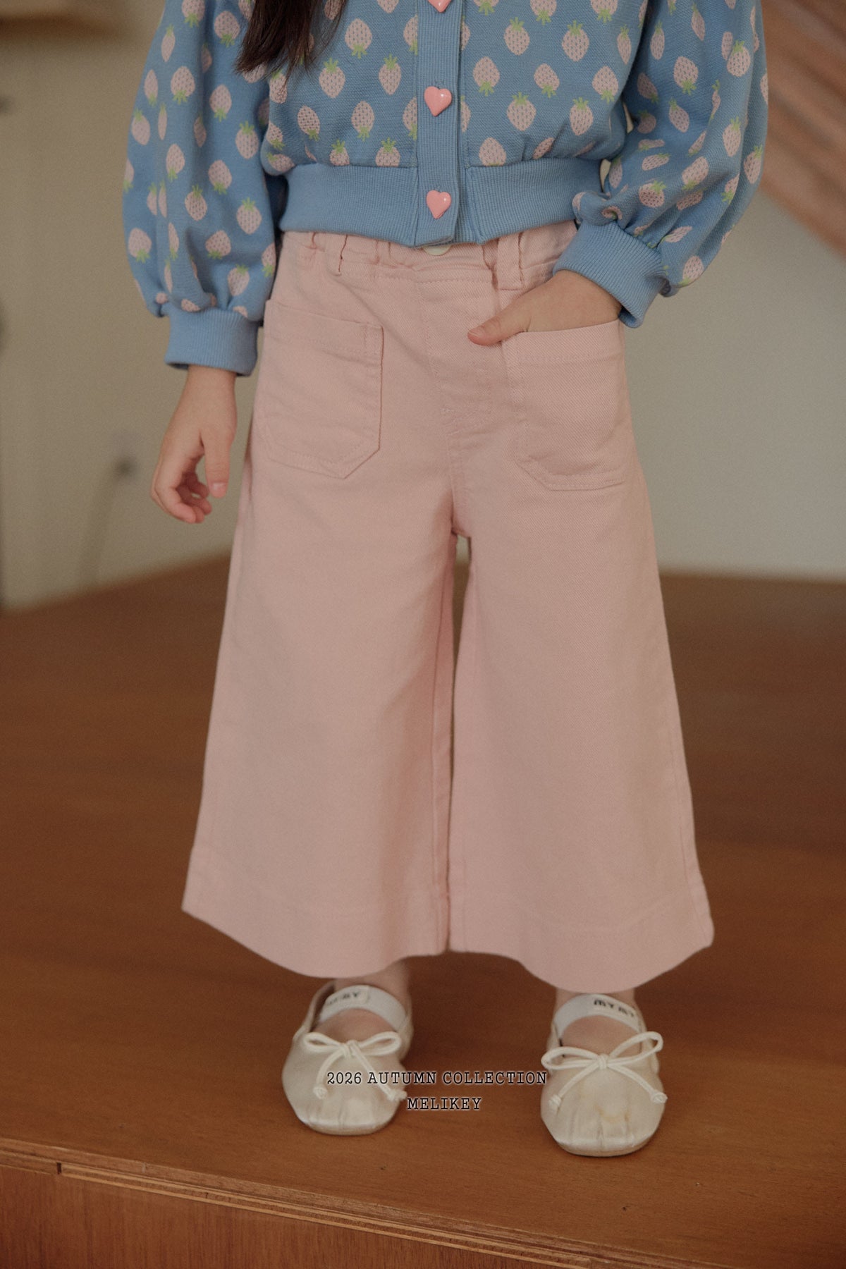 韓國童裝 26秋| ME43 Cotton 10-Min Wide Pants 寬鬆長褲 (80-140)