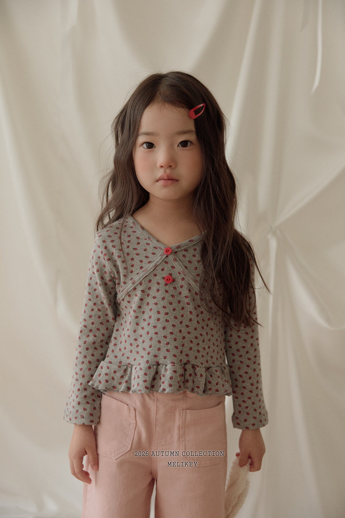 韓國童裝 26秋| ME09 Mini Strawberry T-shirt 上衣 (80-140)