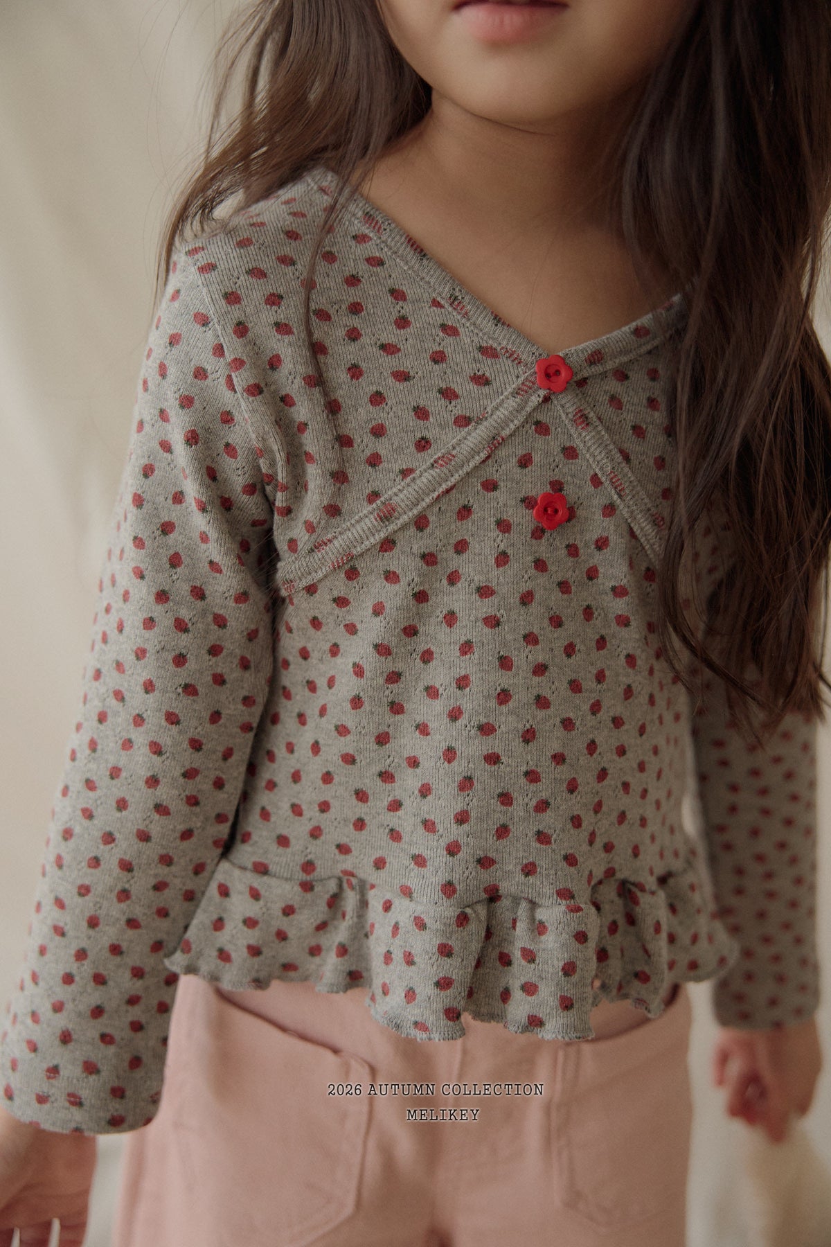 韓國童裝 26秋| ME09 Mini Strawberry T-shirt 上衣 (80-140)