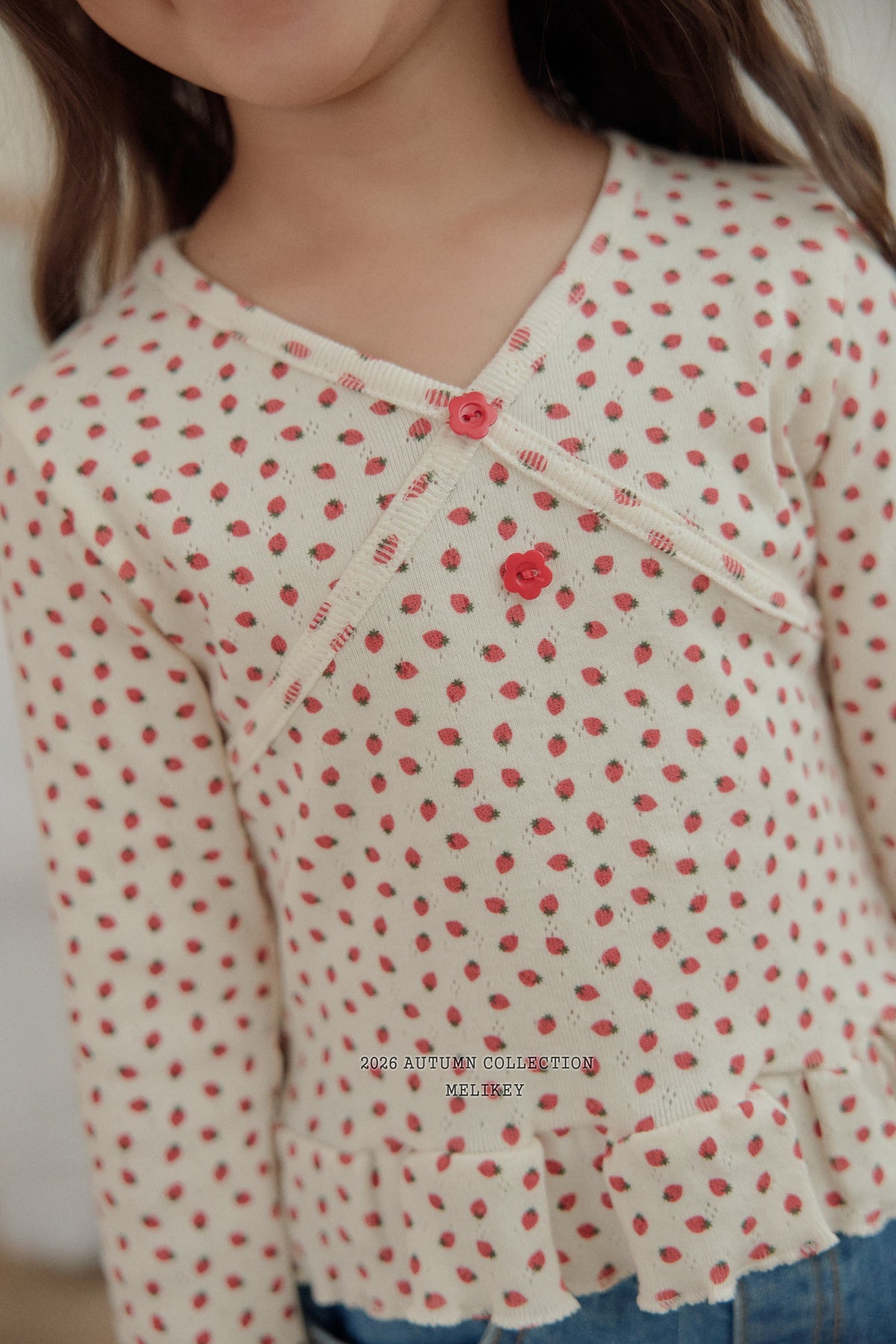 韓國童裝 26秋| ME09 Mini Strawberry T-shirt 上衣 (80-140)