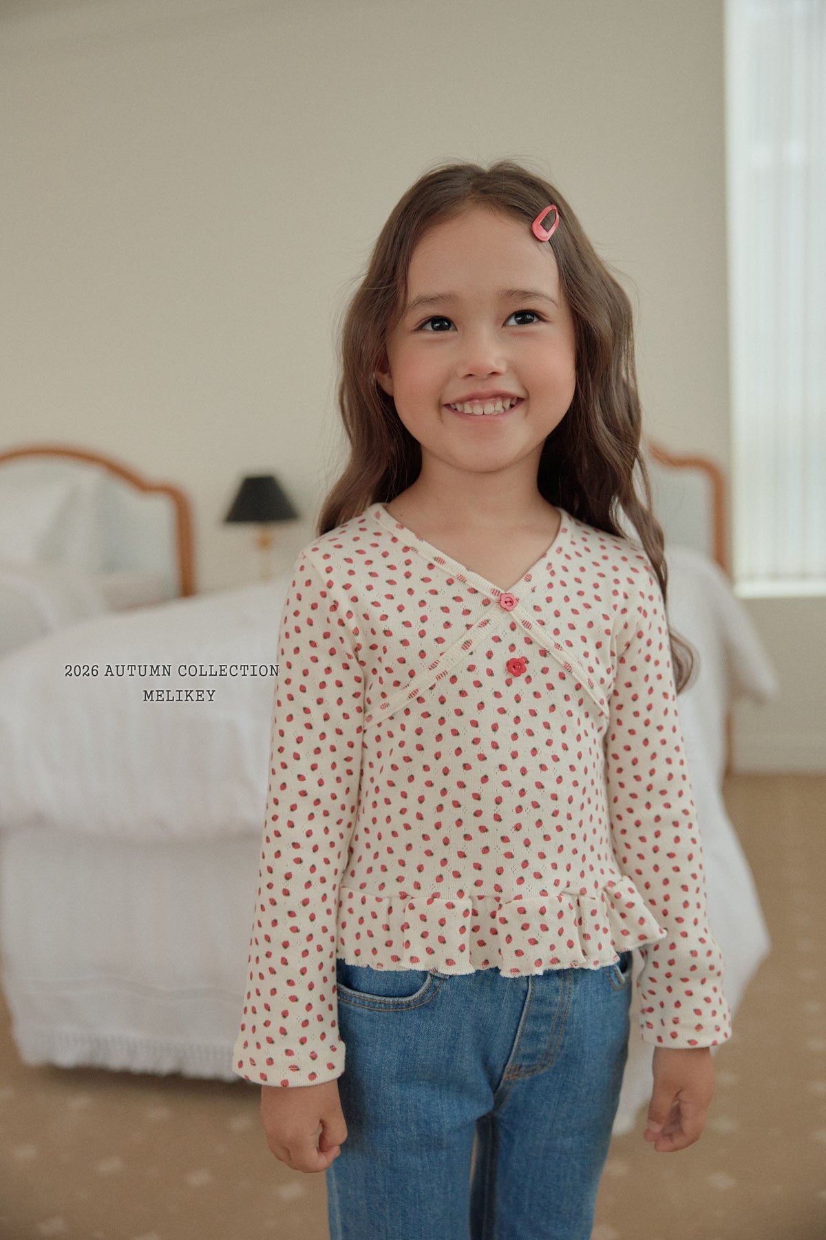 韓國童裝 26秋| ME09 Mini Strawberry T-shirt 上衣 (80-140)
