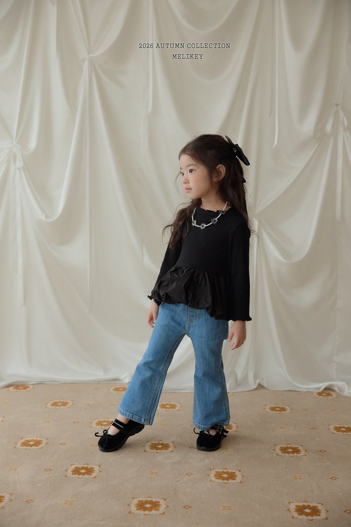 韓國童裝 26秋| ME45 Pocket Bootcut Pants 口袋喇叭長褲 (80-140)