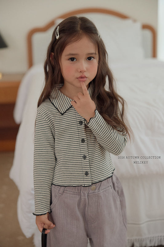 韓國童裝 26秋| ME13 Petit Collar T-shirt 上衣 (80-140)