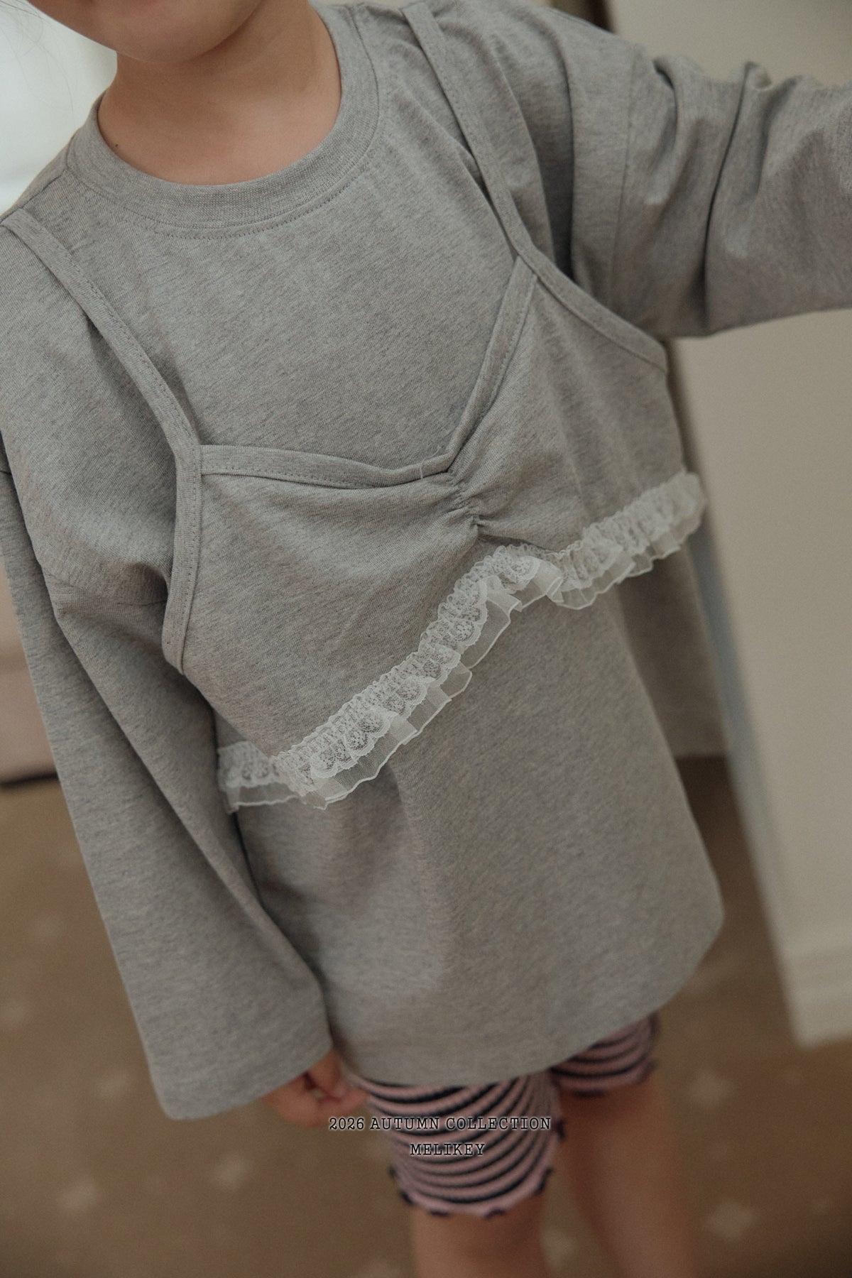 韓國童裝 26秋| ME10 Layered T-shirt 上衣 (80-140)