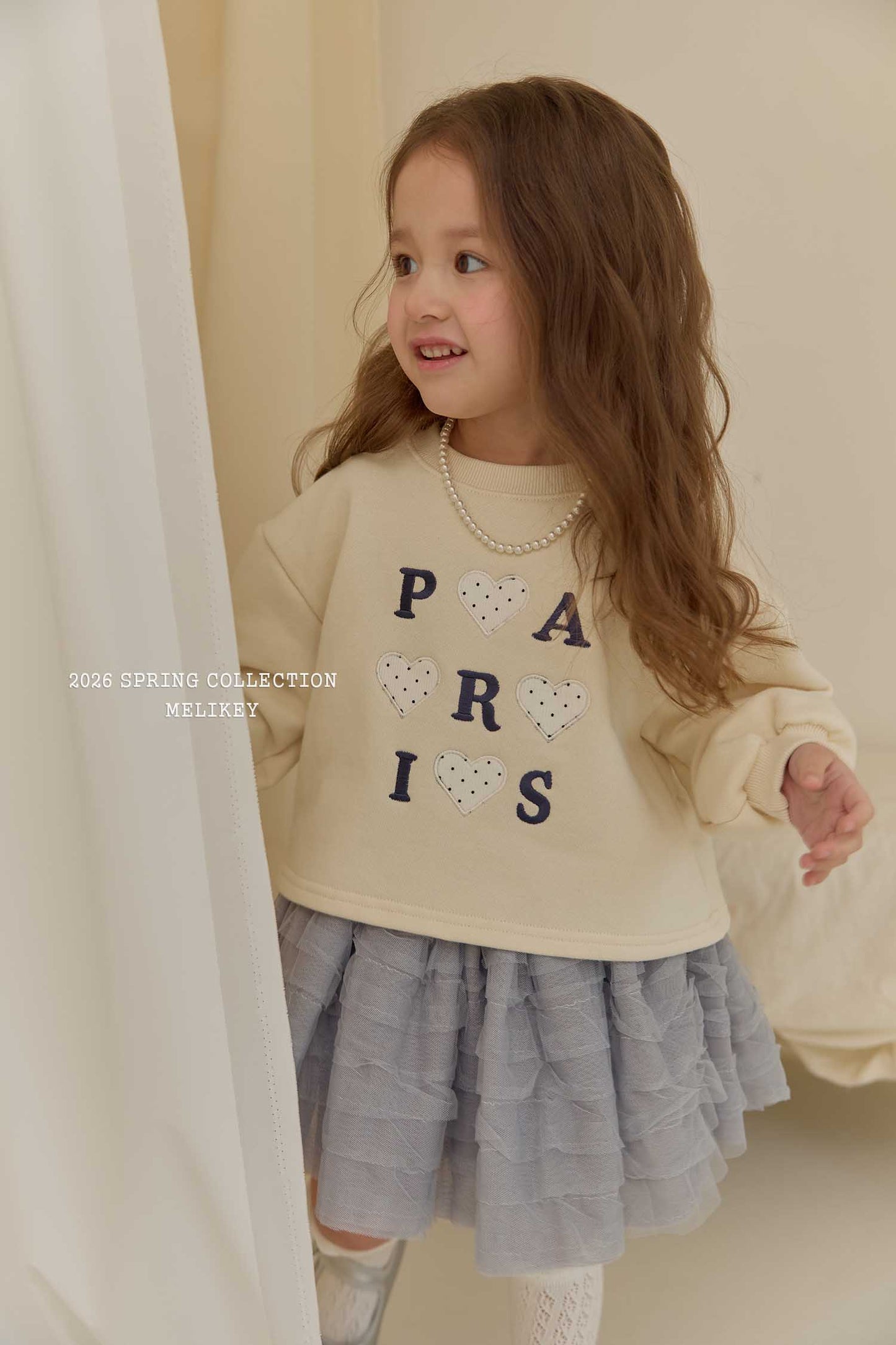 韓國童裝 26春 |ME26151 Heart MTM