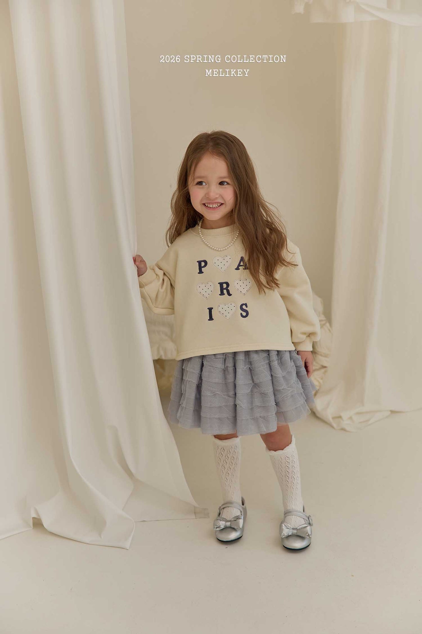 韓國童裝 26春 |ME26151 Heart MTM