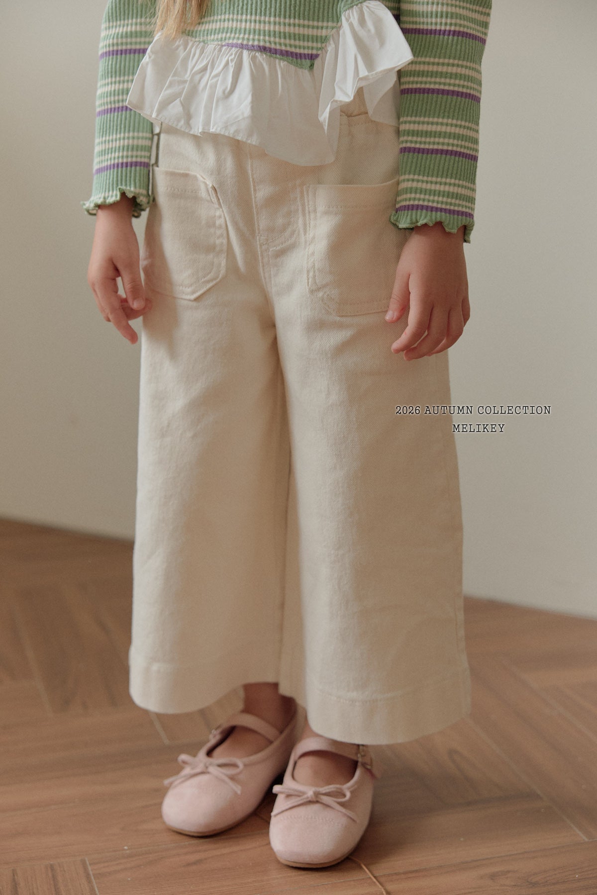韓國童裝 26秋| ME43 Cotton 10-Min Wide Pants 寬鬆長褲 (80-140)