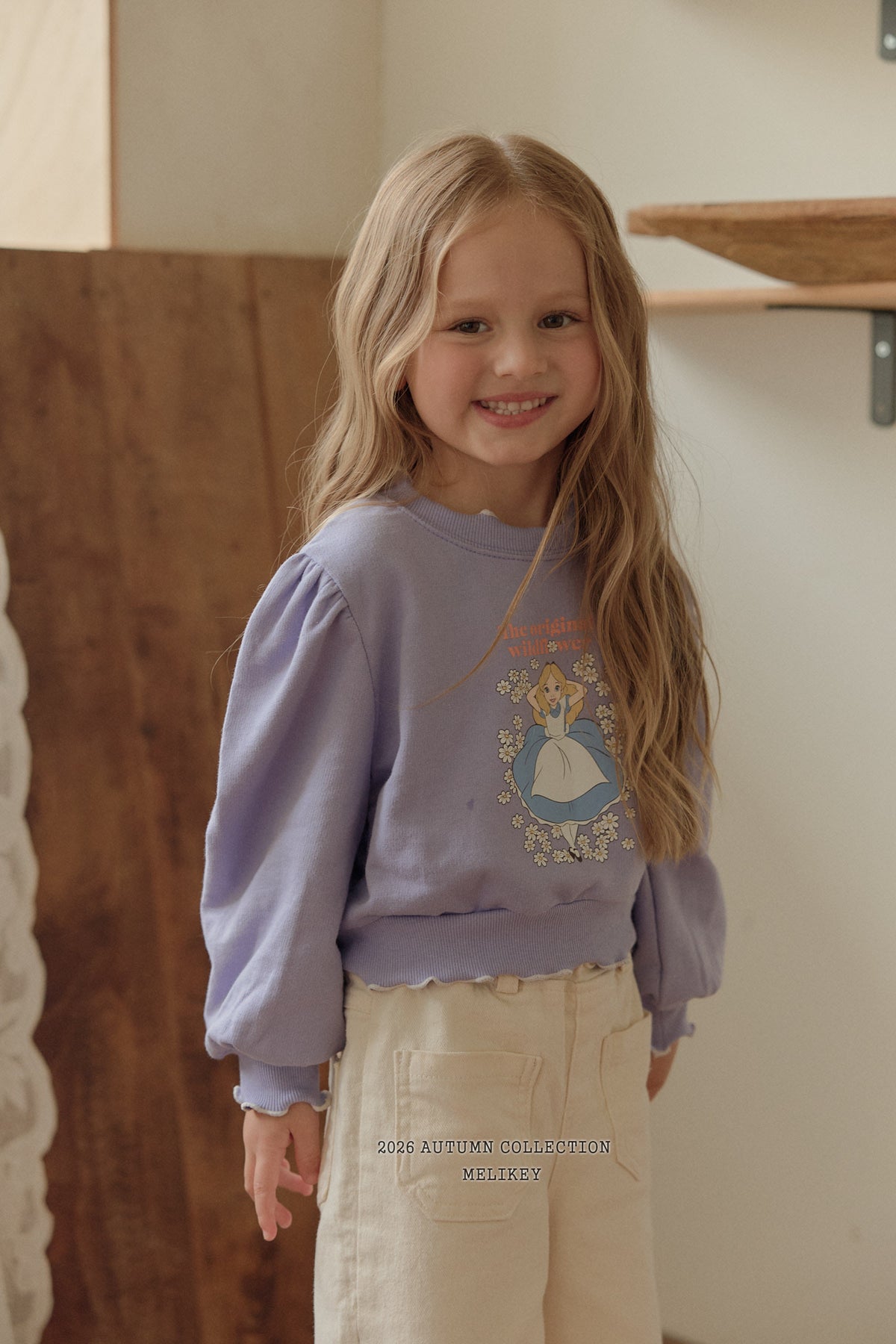 韓國童裝 26秋| ME23 Alice Puff Sweatshirt 衛衣 (80-140)