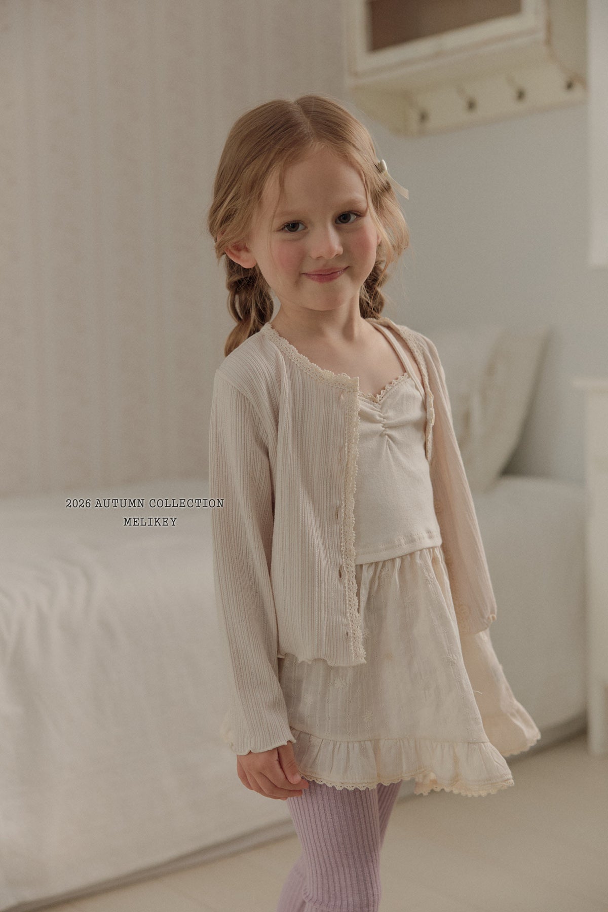 韓國童裝 26秋| ME25 Ballet Frill Sleeveless Dress 背心裙 (80-140)