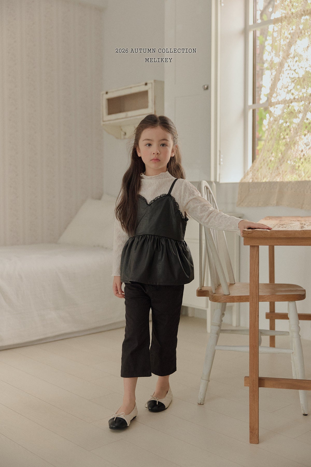韓國童裝 26秋| ME26 Leather Bustier 皮背心 (80-140)