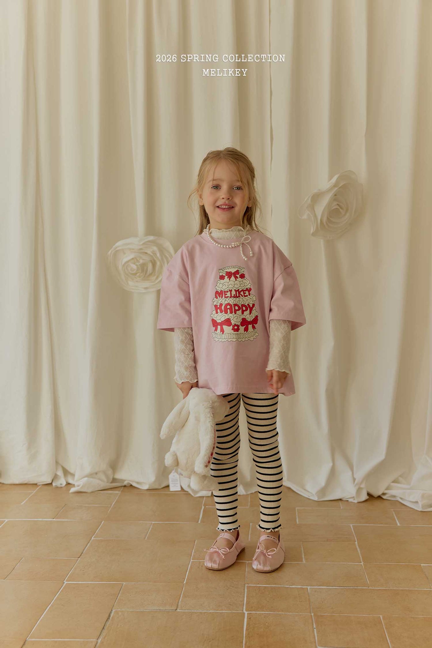 韓國童裝 26春 | ME26146 Happy Tee