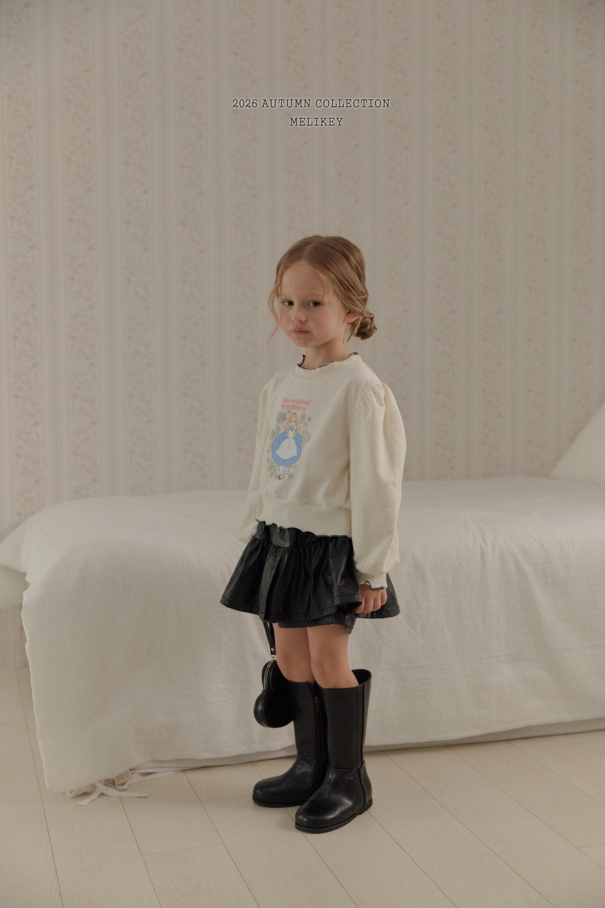 韓國童裝 26秋| ME23 Alice Puff Sweatshirt 衛衣 (80-140)