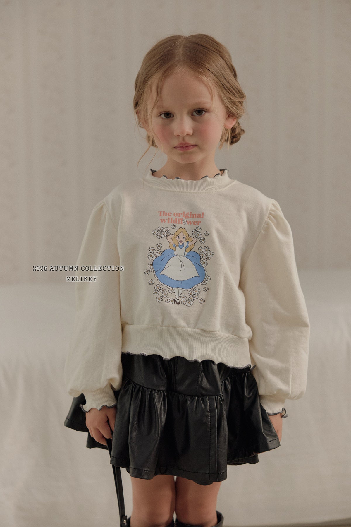 韓國童裝 26秋| ME23 Alice Puff Sweatshirt 衛衣 (80-140)