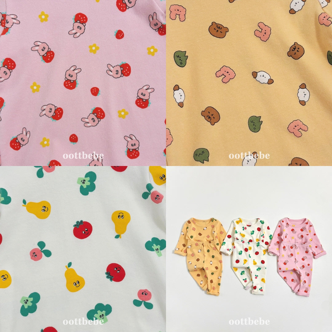 現貨▷ 韓國童裝 Oottbebe Yum Yum Top and Bottom Set