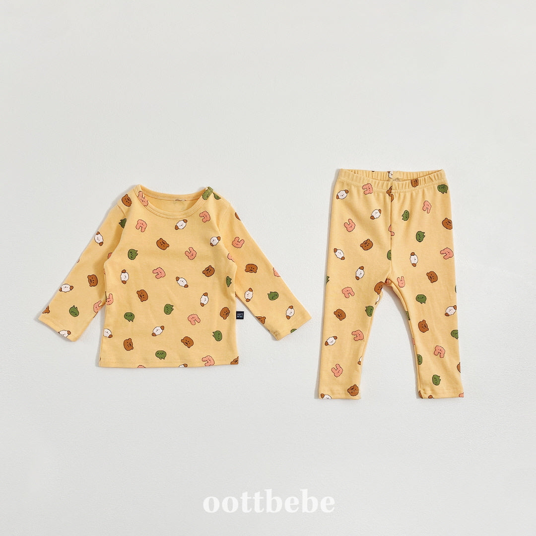 現貨▷ 韓國童裝 Oottbebe Yum Yum Top and Bottom Set