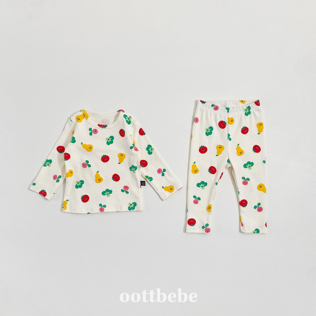 現貨▷ 韓國童裝 Oottbebe Yum Yum Top and Bottom Set