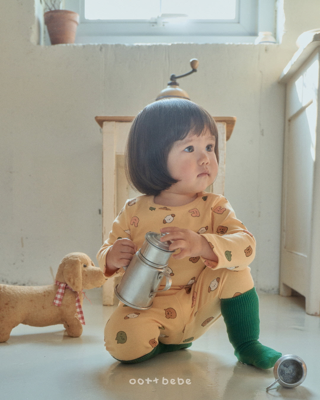 現貨▷ 韓國童裝 Oottbebe Yum Yum Top and Bottom Set
