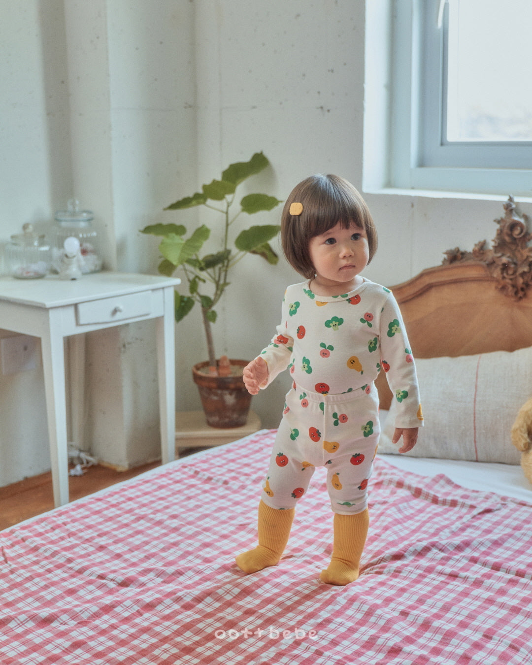 現貨▷ 韓國童裝 Oottbebe Yum Yum Top and Bottom Set