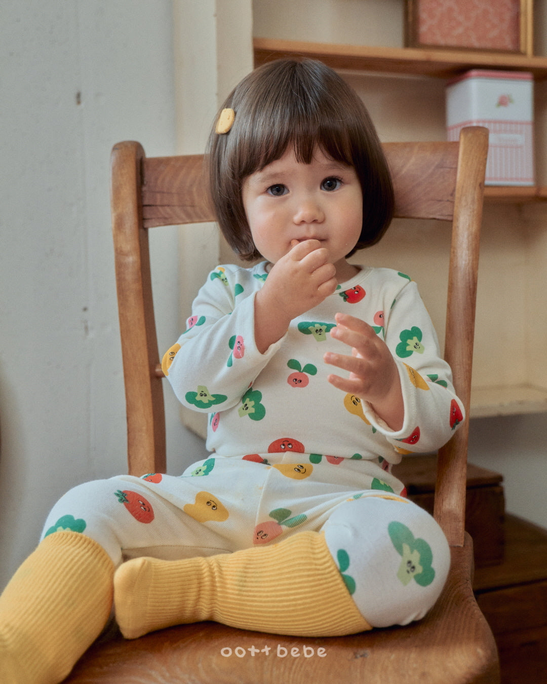 現貨▷ 韓國童裝 Oottbebe Yum Yum Top and Bottom Set