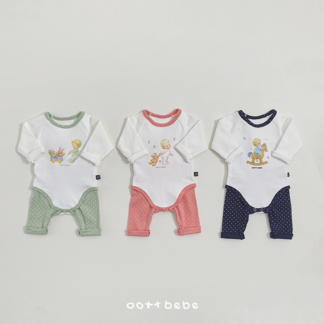 現貨▷ 韓國童裝 Oottbebe Fairy Tale Baby Suit + Legging Set
