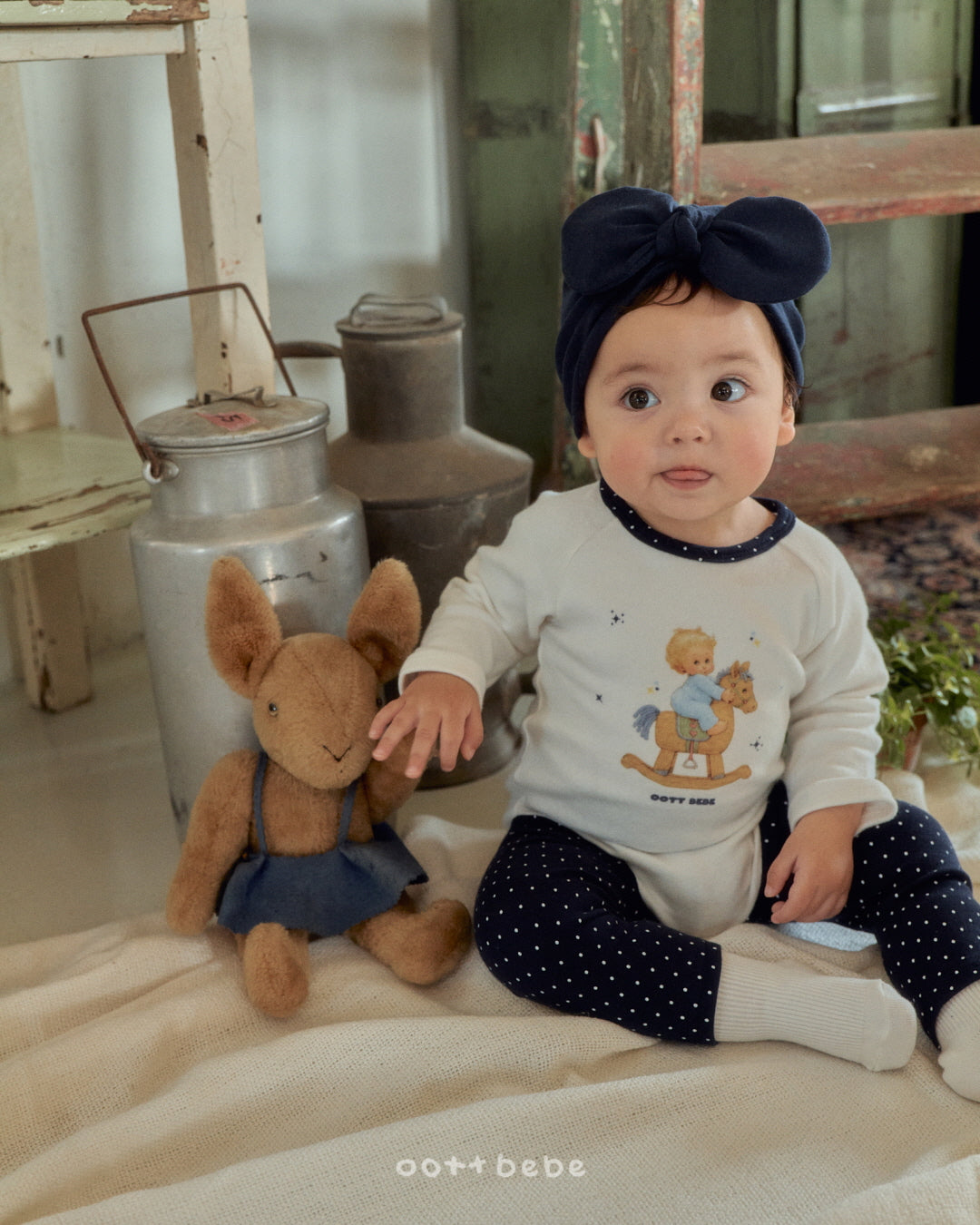 現貨▷ 韓國童裝 Oottbebe Fairy Tale Baby Suit + Legging Set