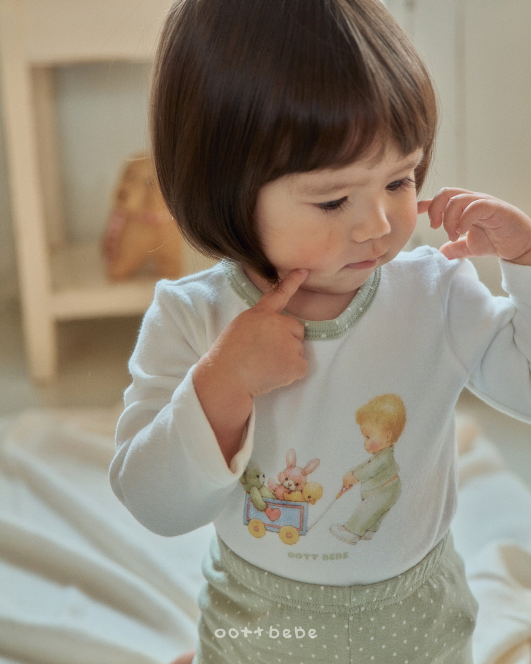 現貨▷ 韓國童裝 Oottbebe Fairy Tale Baby Suit + Legging Set