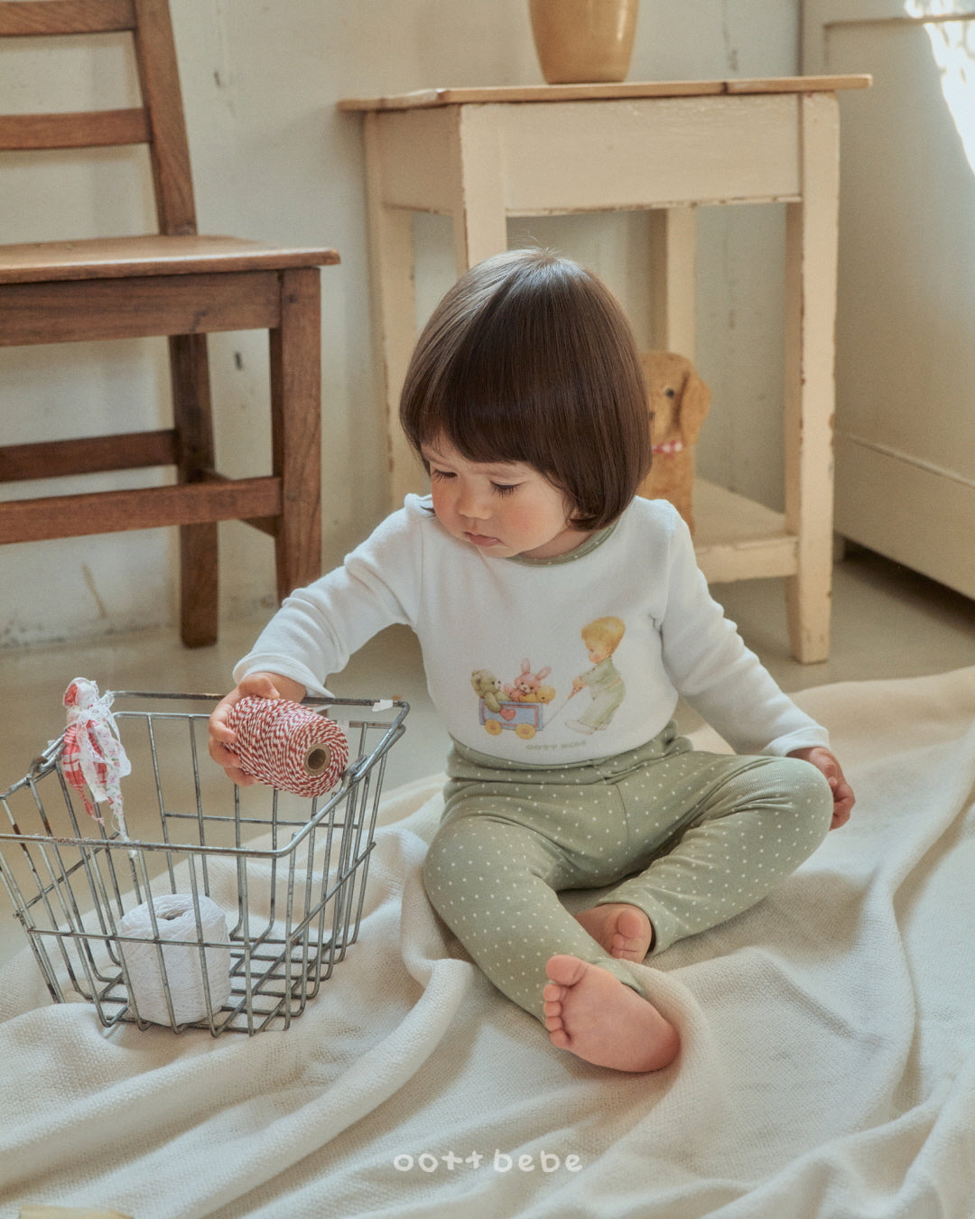 現貨▷ 韓國童裝 Oottbebe Fairy Tale Baby Suit + Legging Set
