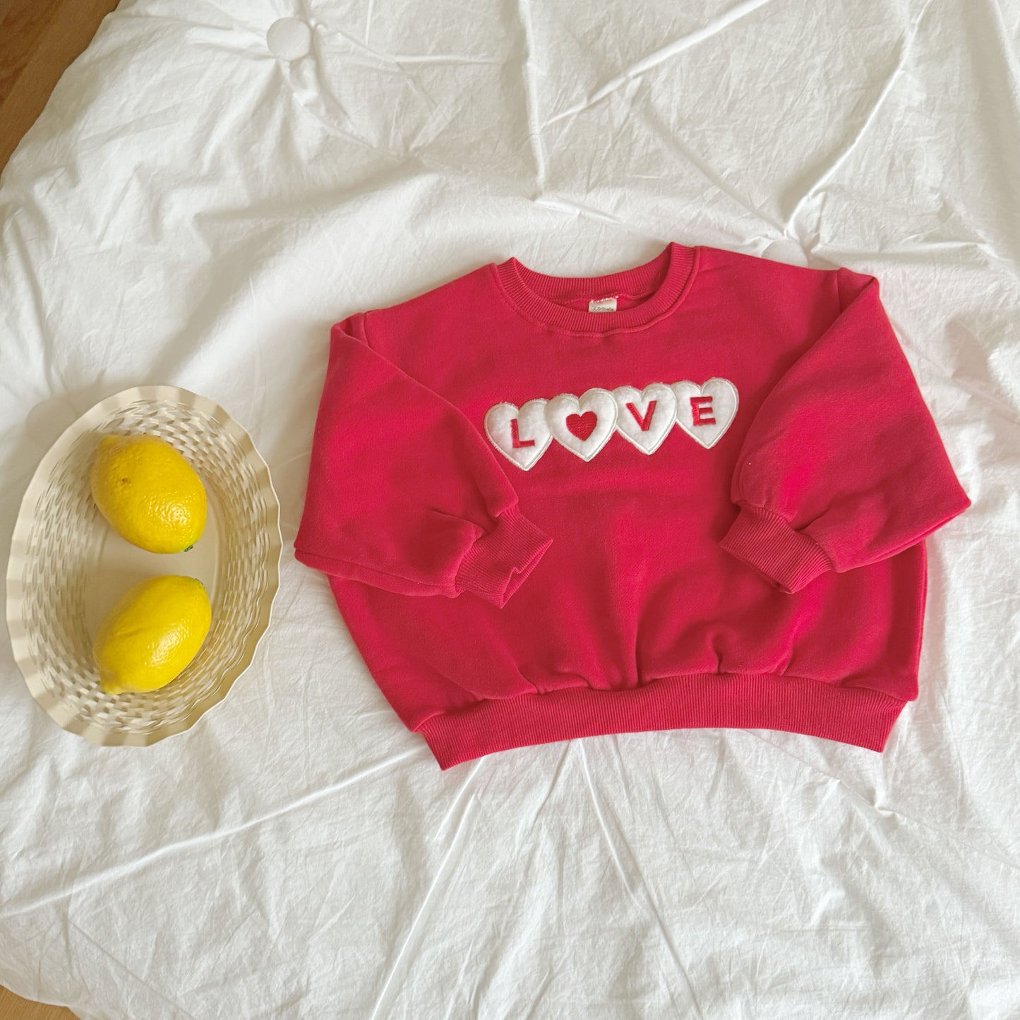 韓國童裝 25秋冬 | NB25407 Love MTM