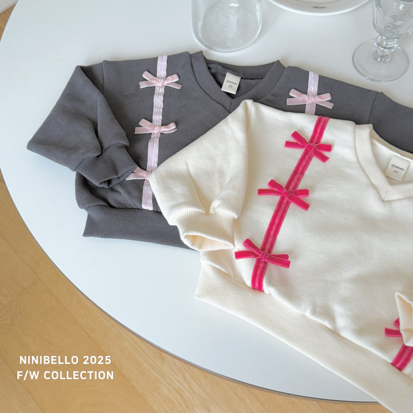 韓國童裝 25秋冬 | NB25408 Ribbon MTM