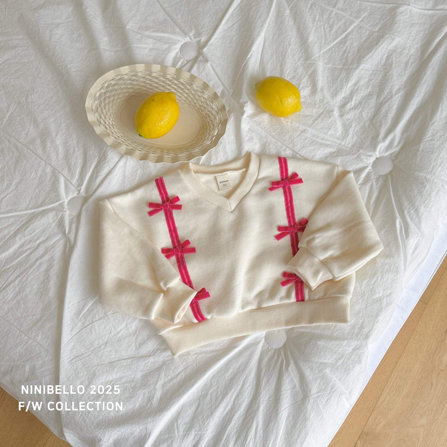 韓國童裝 25秋冬 | NB25408 Ribbon MTM