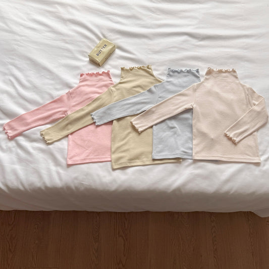 韓國童裝 25秋冬 | NB25402 Basic Must have mock tee