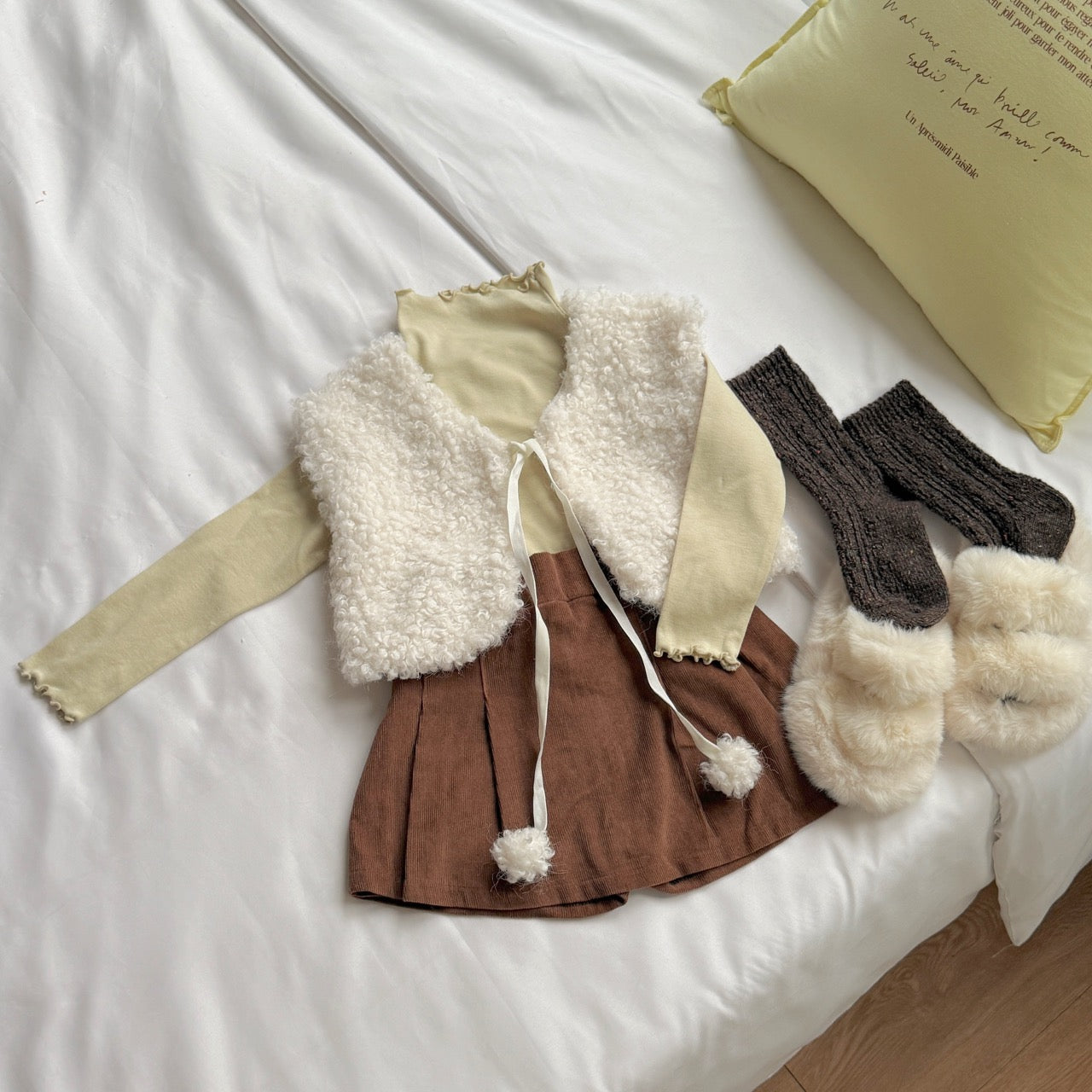 韓國童裝 25秋冬 | NB25402 Basic Must have mock tee