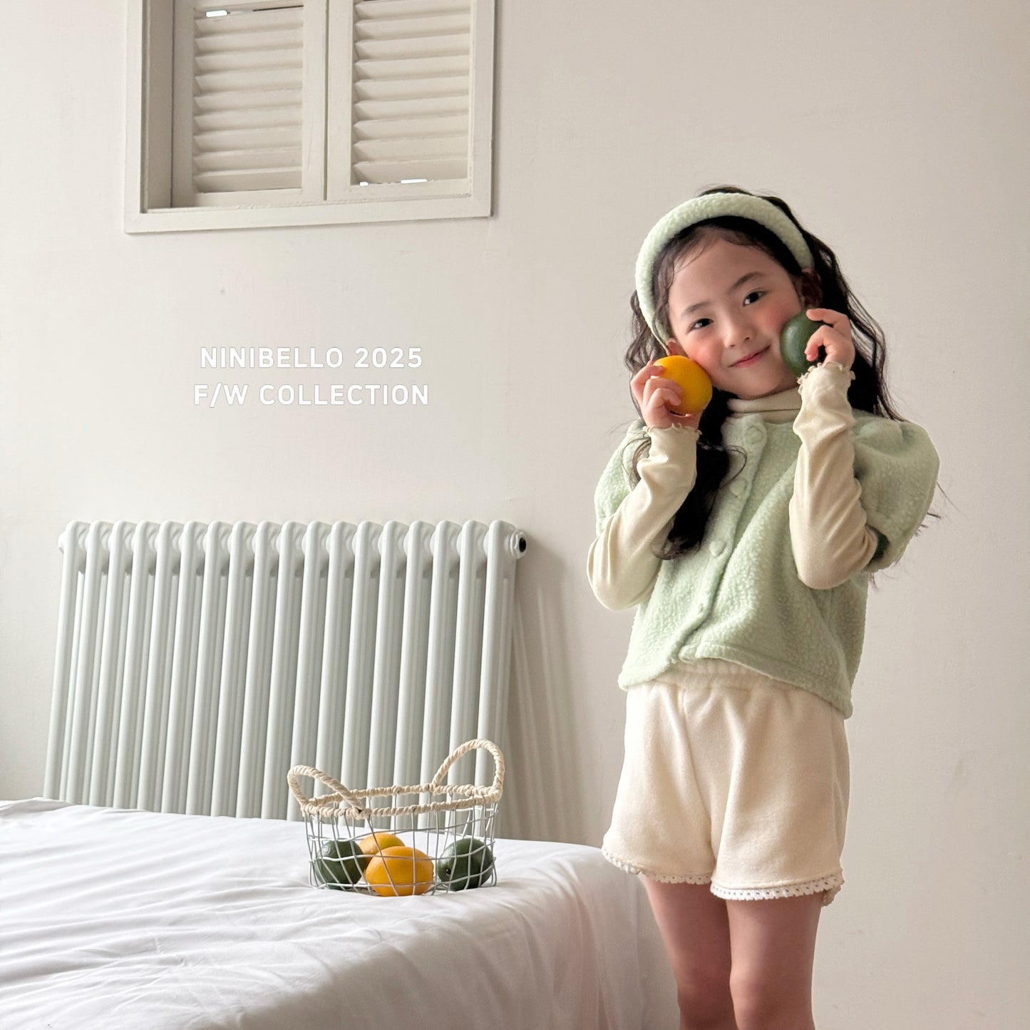 韓國童裝 25秋冬 | NB25402 Basic Must have mock tee