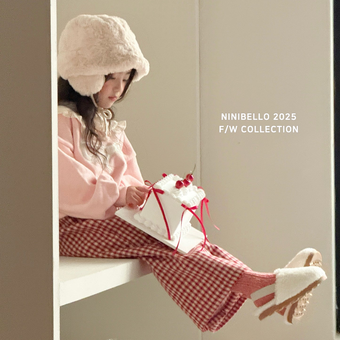 韓國童裝 25秋冬 | NB25410 Collar Ribbon MTM