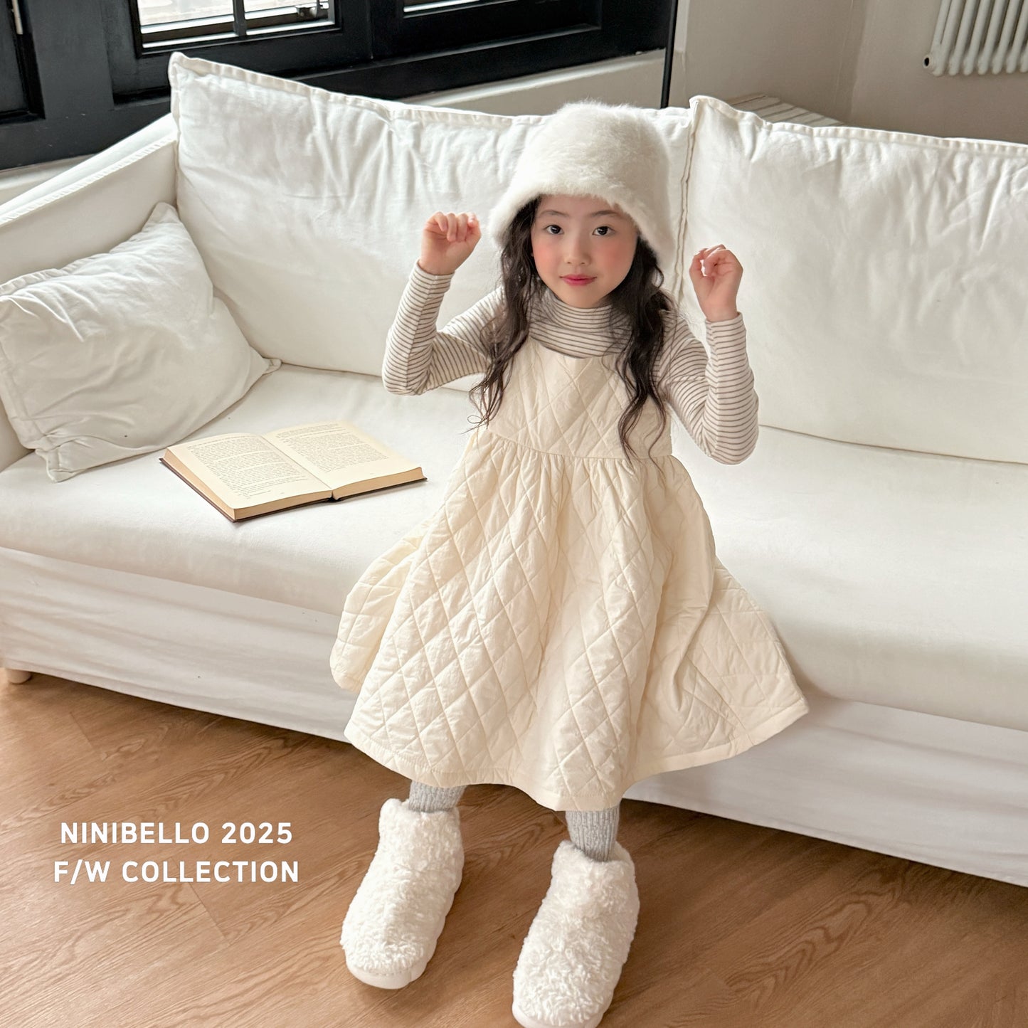 韓國童裝 25秋冬 | NB25401 1+1 Must have Tee