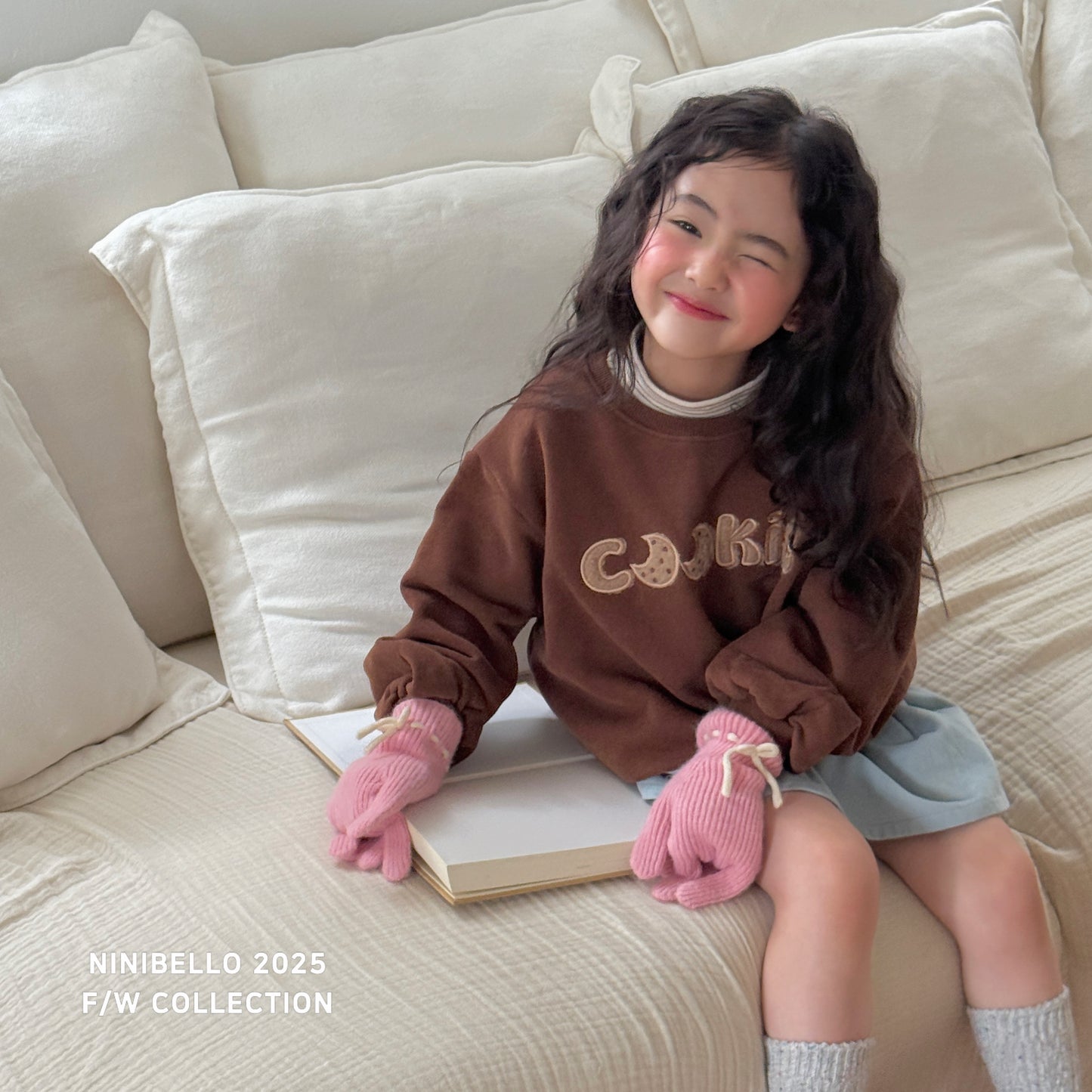 韓國童裝 25秋冬 | NB25401 1+1 Must have Tee