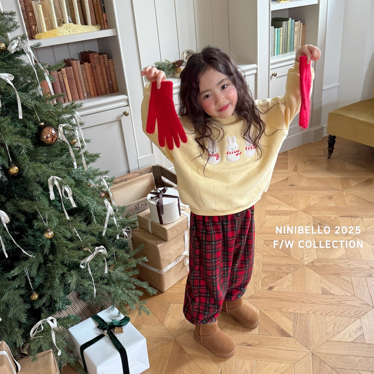 韓國童裝 25秋冬 | NB25406 Snowman MTM