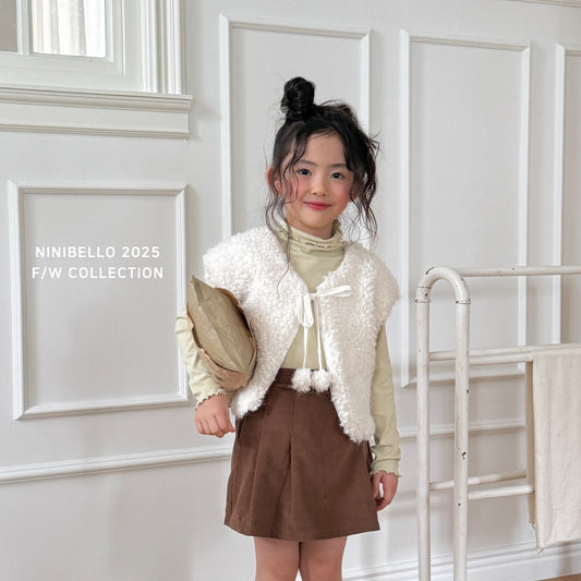 韓國童裝 25秋冬 | NB25402 Basic Must have mock tee