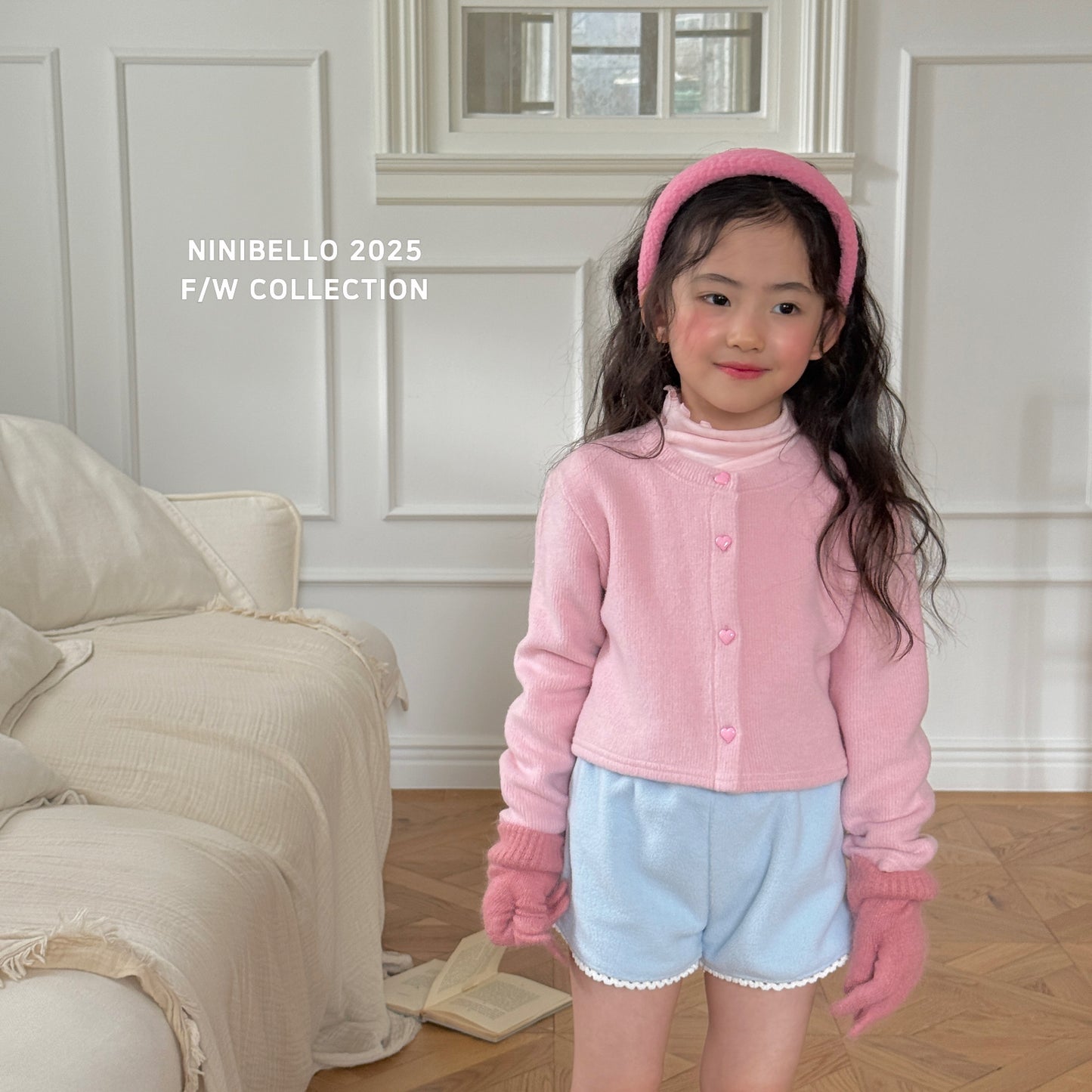 韓國童裝 25秋冬 | NB25402 Basic Must have mock tee