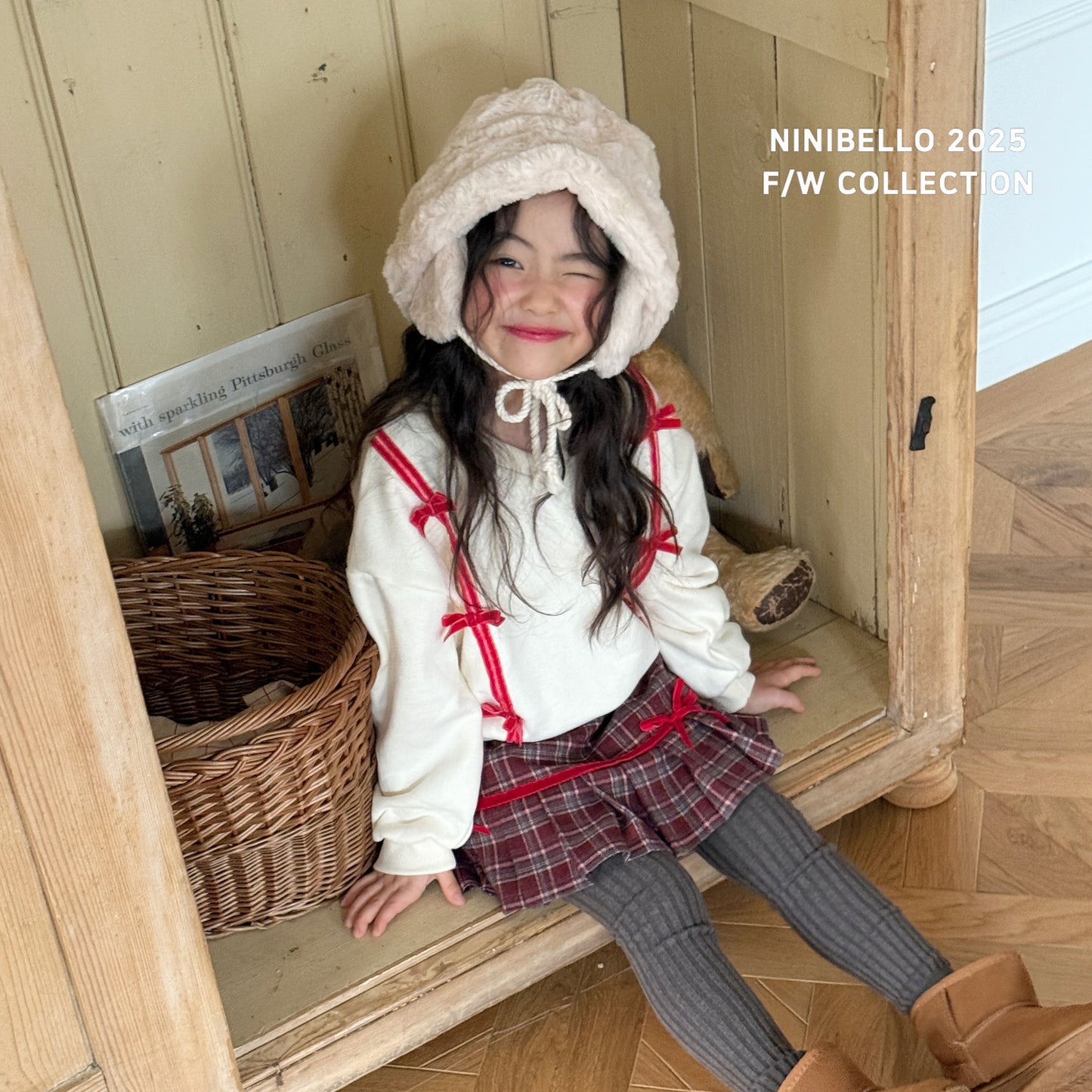 韓國童裝 25秋冬 | NB25408 Ribbon MTM