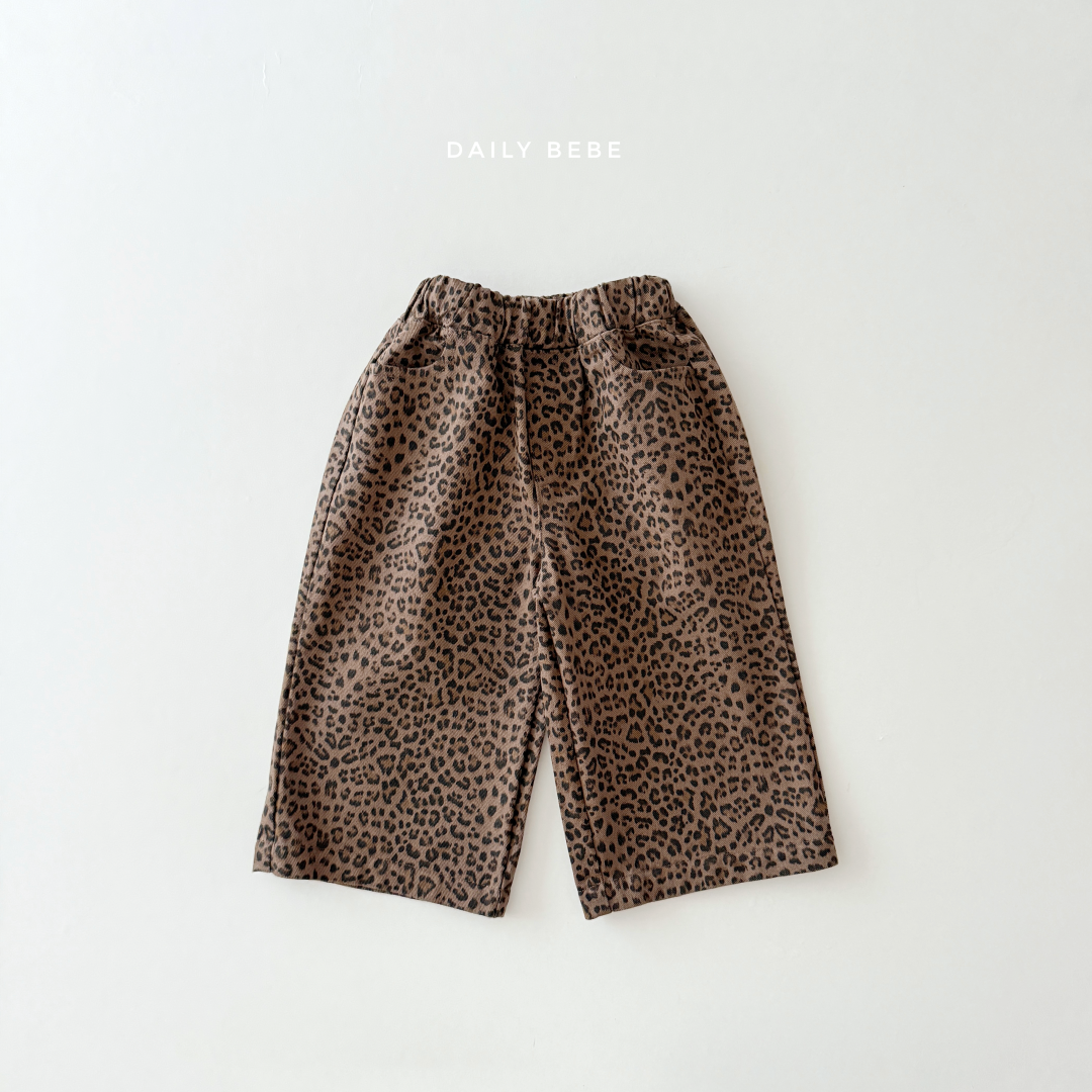 韓國童裝 26秋| DD45 Leopard Pants 長褲