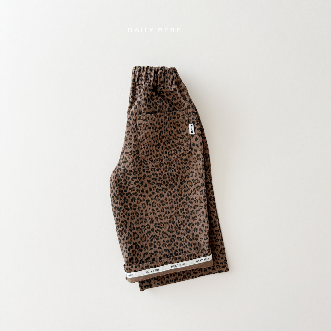 韓國童裝 26秋| DD45 Leopard Pants 長褲